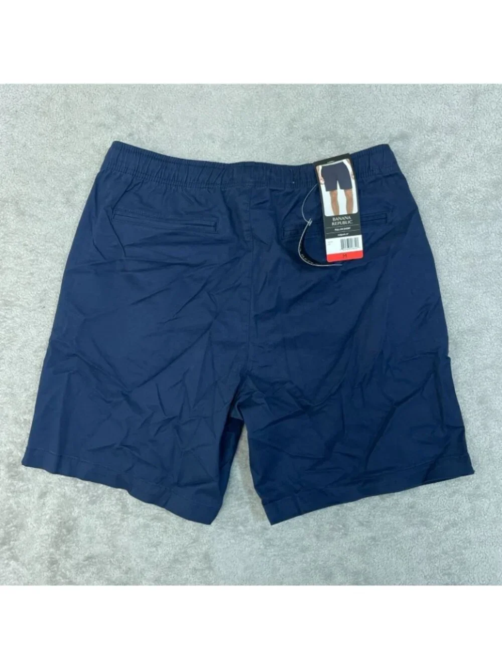 NWT Banana Republic Men's M Pull-On Chino Shorts With 8